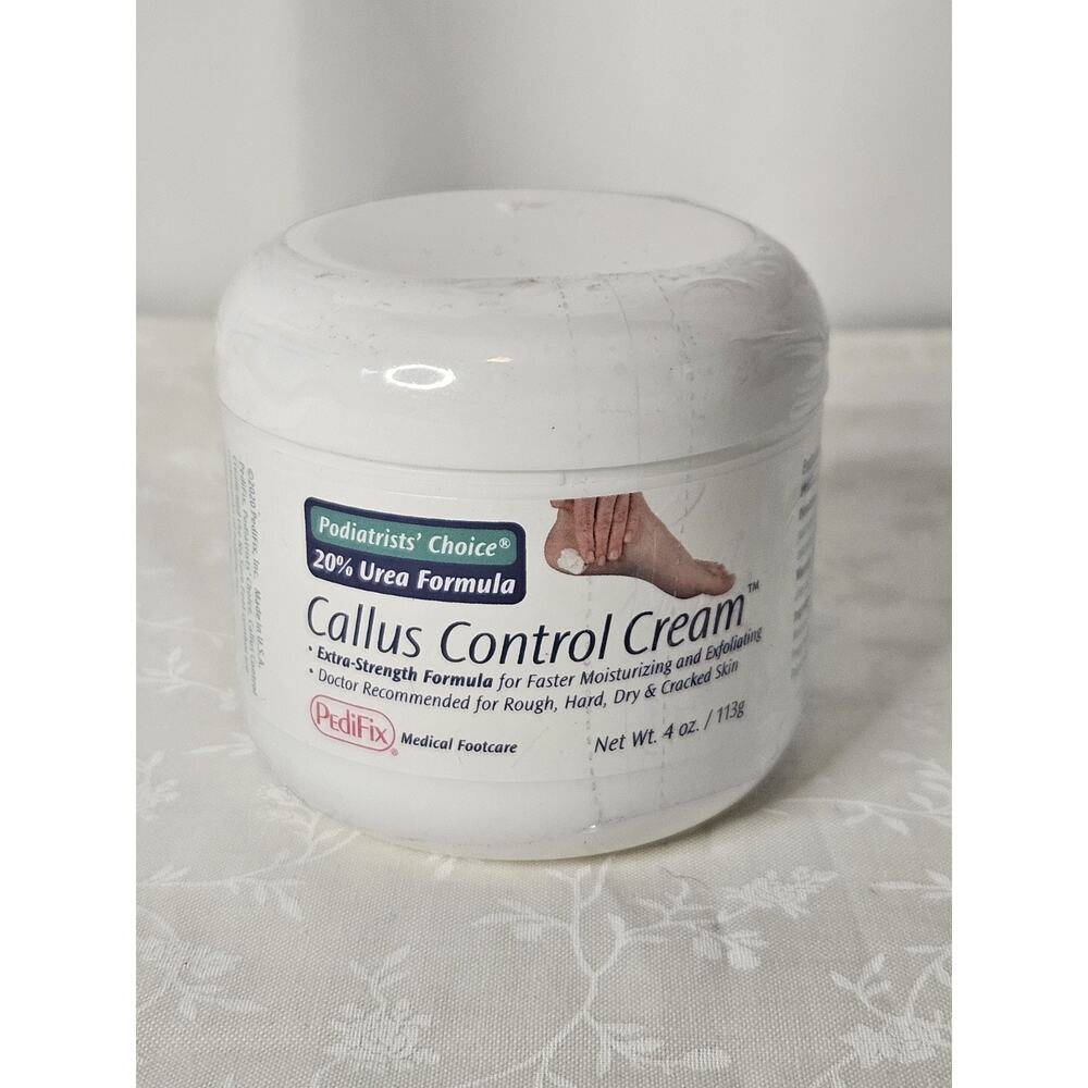 PediFix Callus Control Cream with 20 Urea for Soft Healthy Feet 4 Oz New Sealed